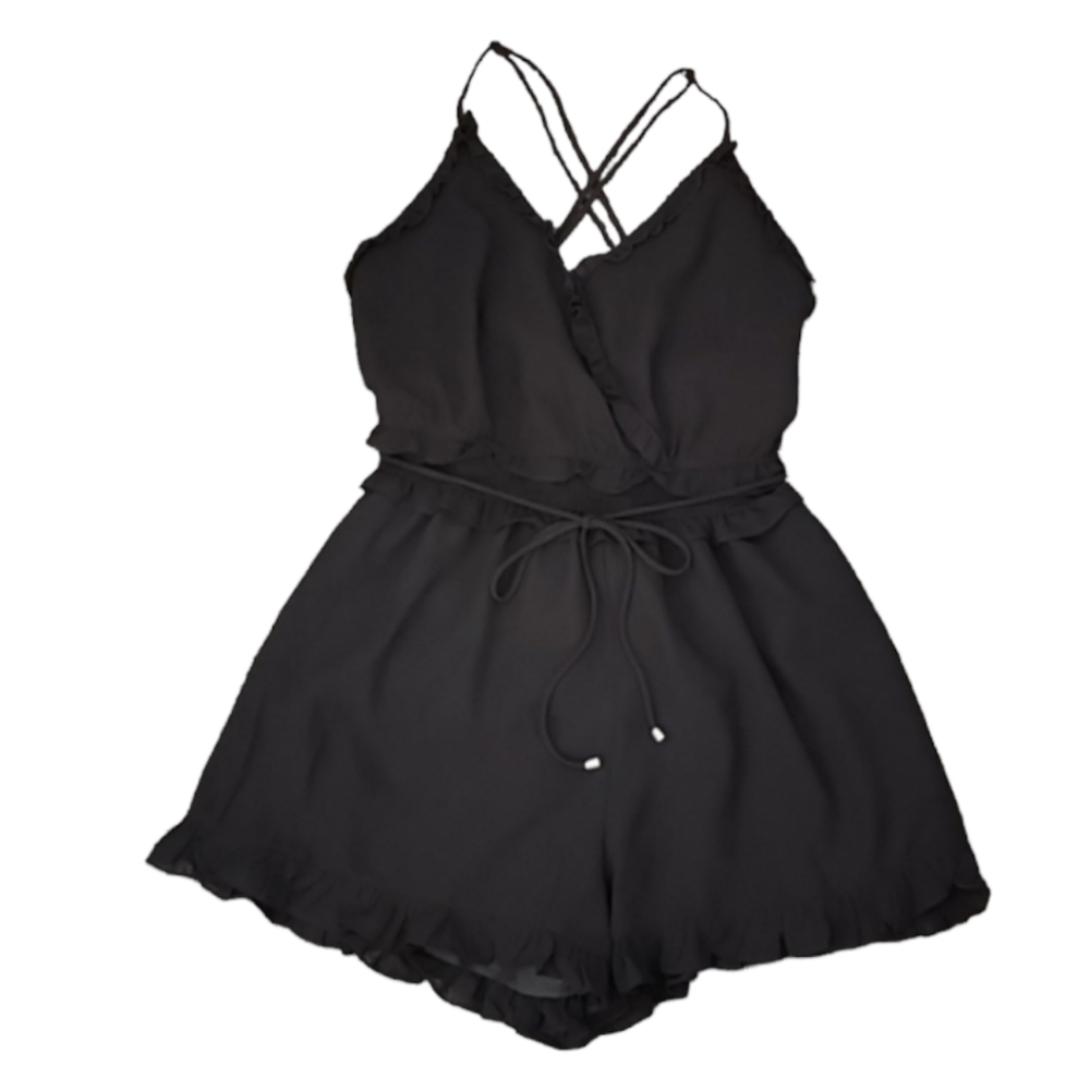 FashionNova Dreaming of Summer black tomper size XL - Picture 2 of 7
